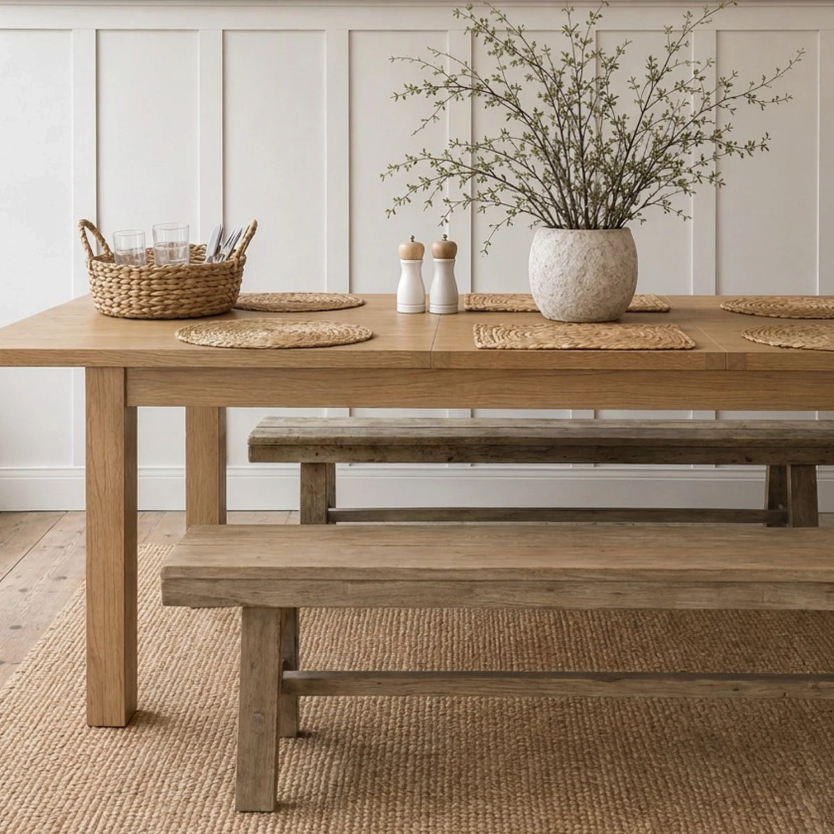Bellagio Extension Dining Table 180-280cm - Blonde