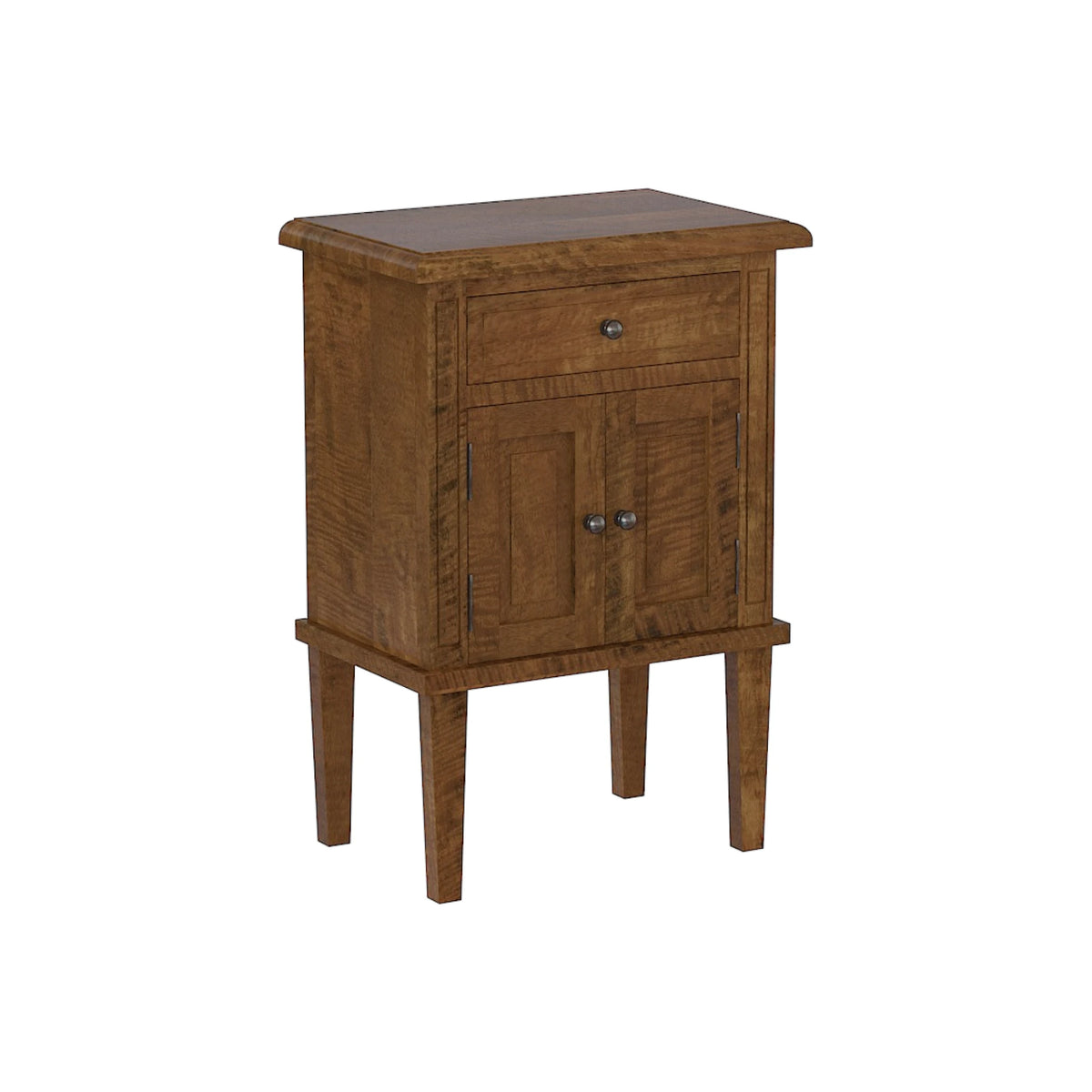 Brittany 2 Door Bedside Table - Mango Wood