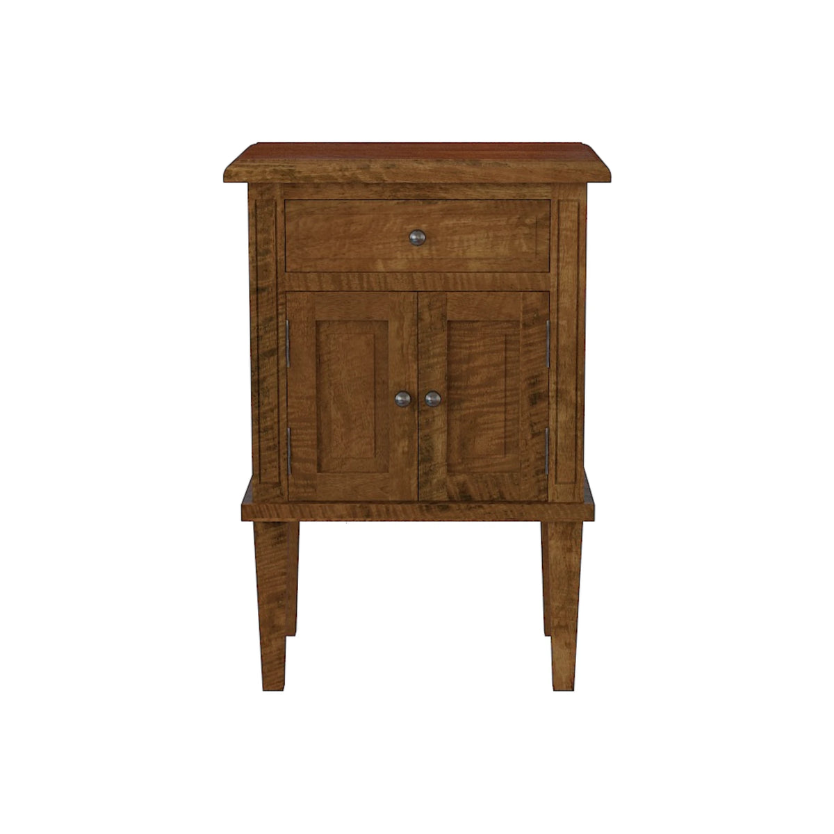 Brittany 2 Door Bedside Table - Mango Wood