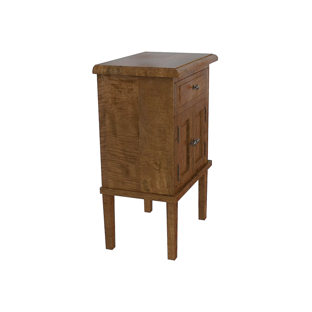Brittany 2 Door Bedside Table - Mango Wood