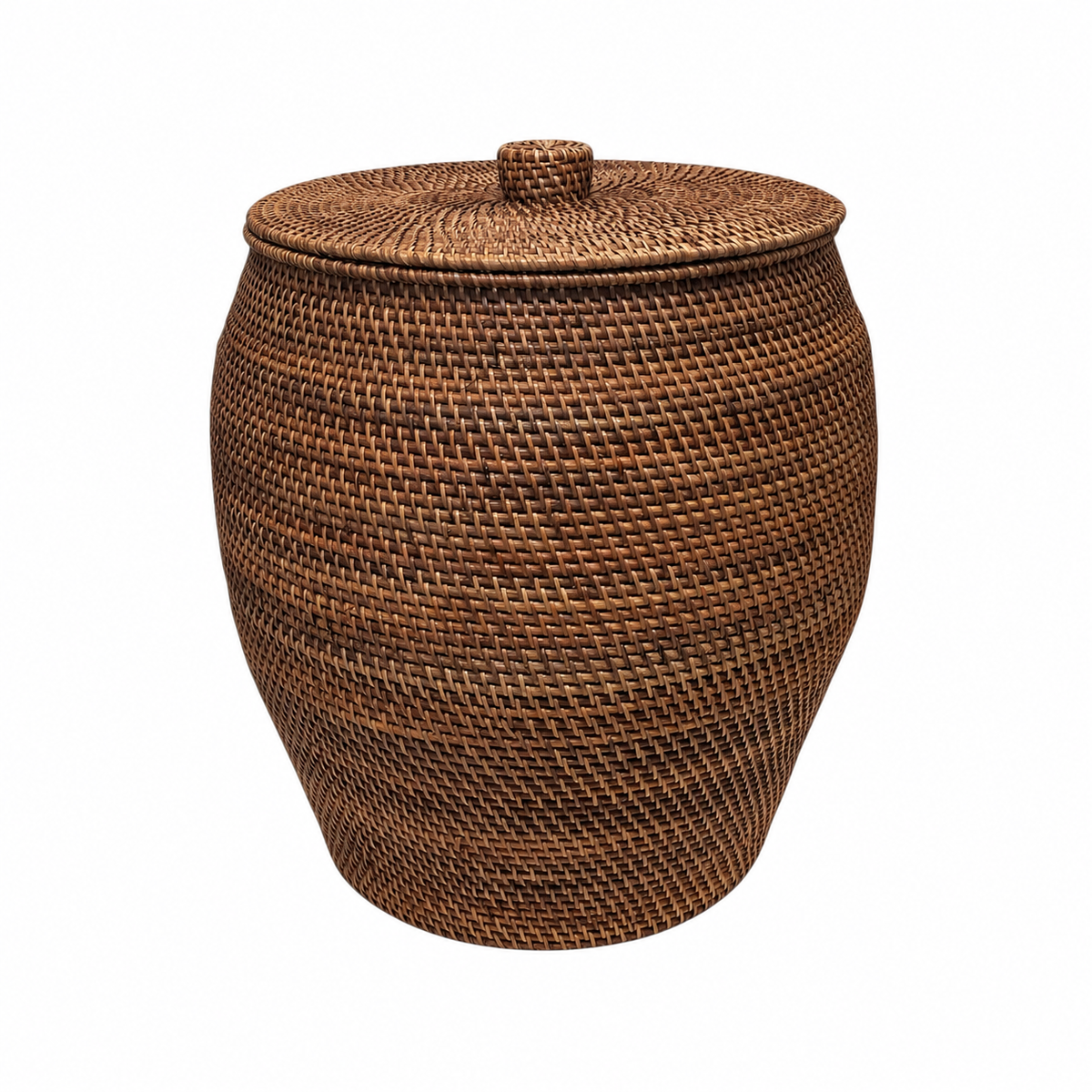 Cabo Rattan Laundry Basket - Brown