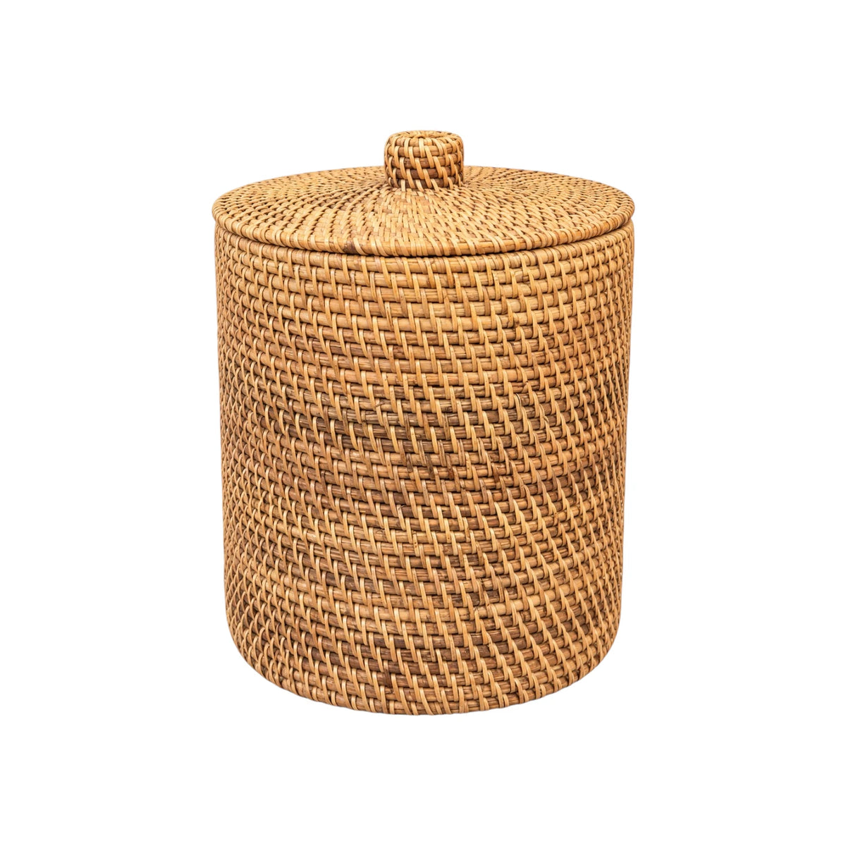 Cabo Rattan Storage Bin - Brown