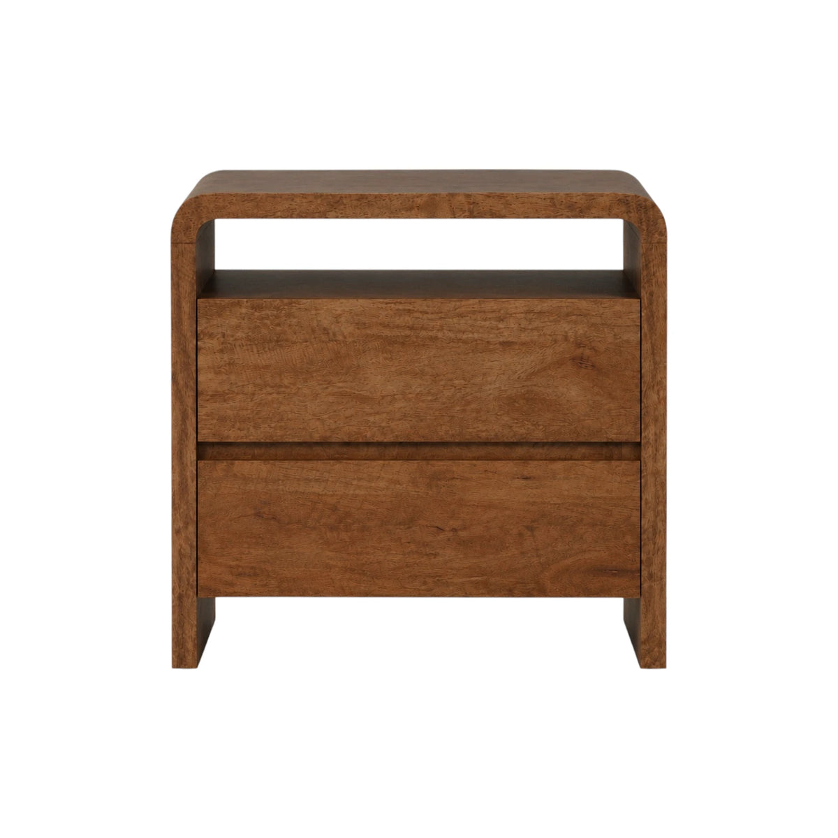 California 2 Drawer Bedside Table