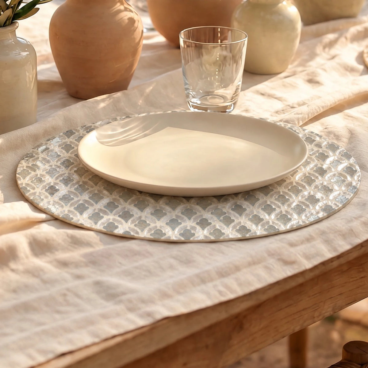 Capiz Placemat - Pebble Beach