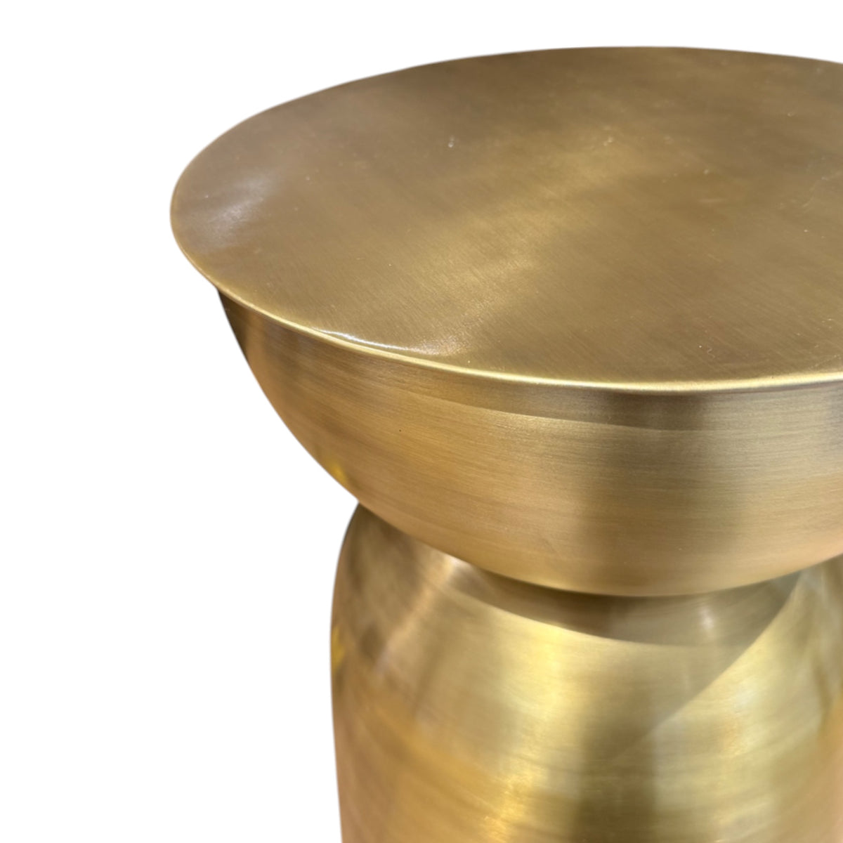 Chloe Side Table - Light Brass