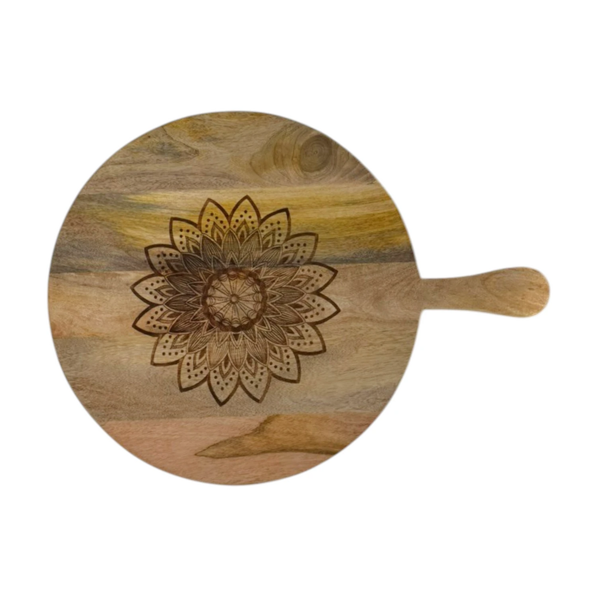 Lotus Mandala Chopping Board - Large