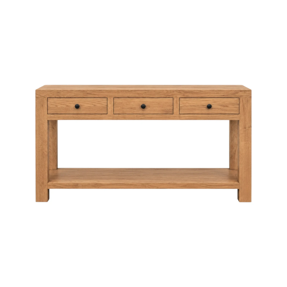 Coastline 3 Drawer Console - Oak