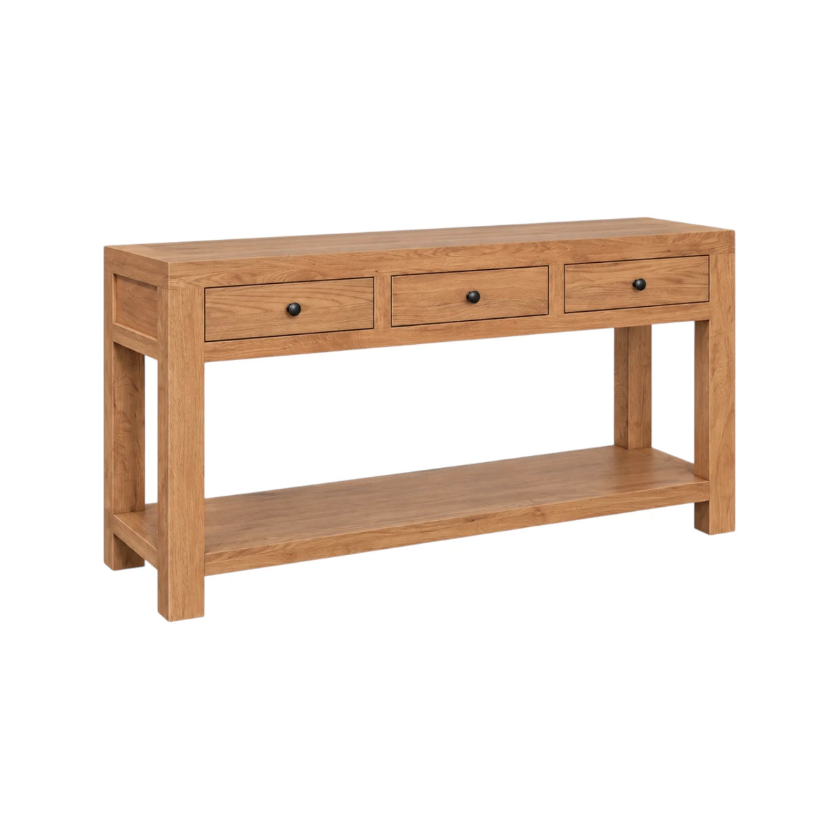 Coastline 3 Drawer Console - Oak