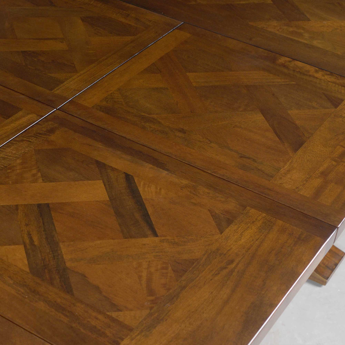 Deauville Extension Dining Table 180-280cm - Toffee Parquetry