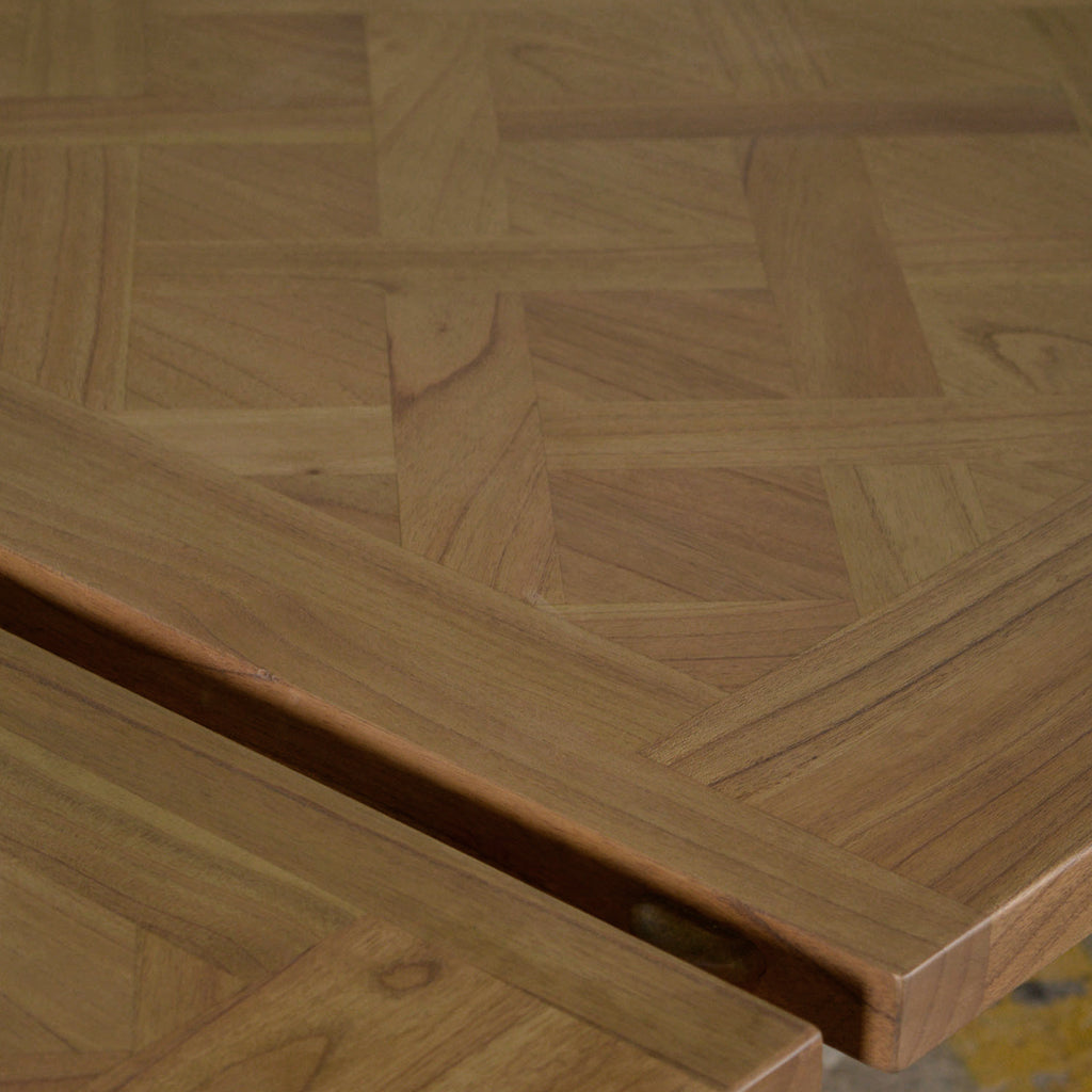 Deauville Extension Dining Table 180-280cm - Natural Parquetry