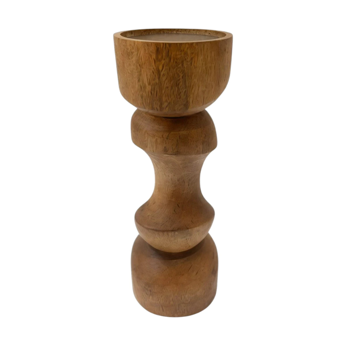 Dawn Timber Candle Stick - Espresso
