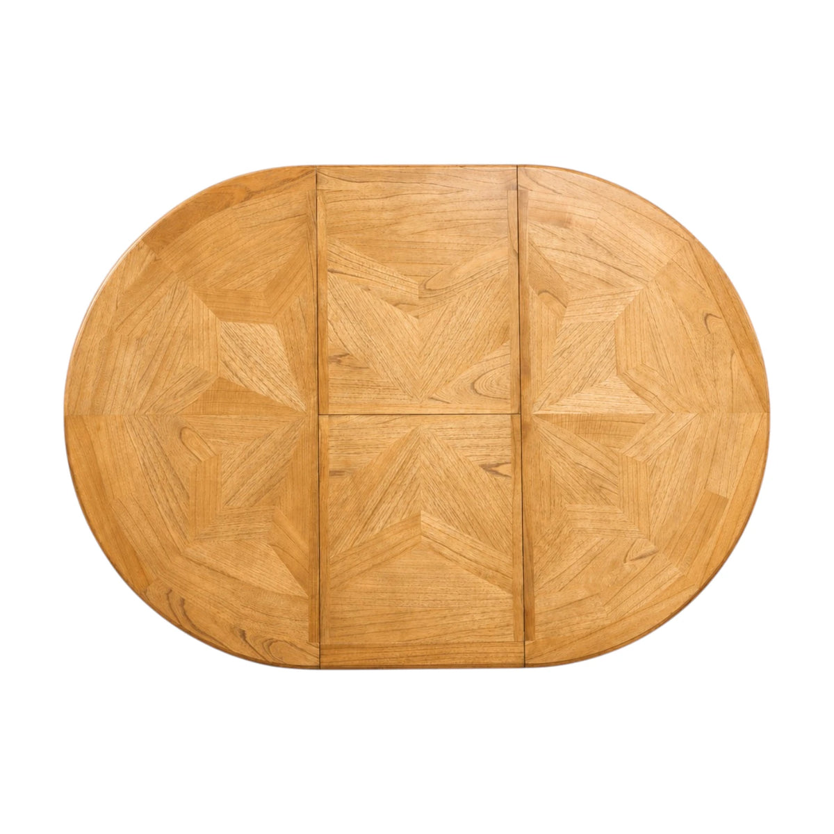 Deauville Round Extension Dining Table 110-160cm - Natural Parquetry