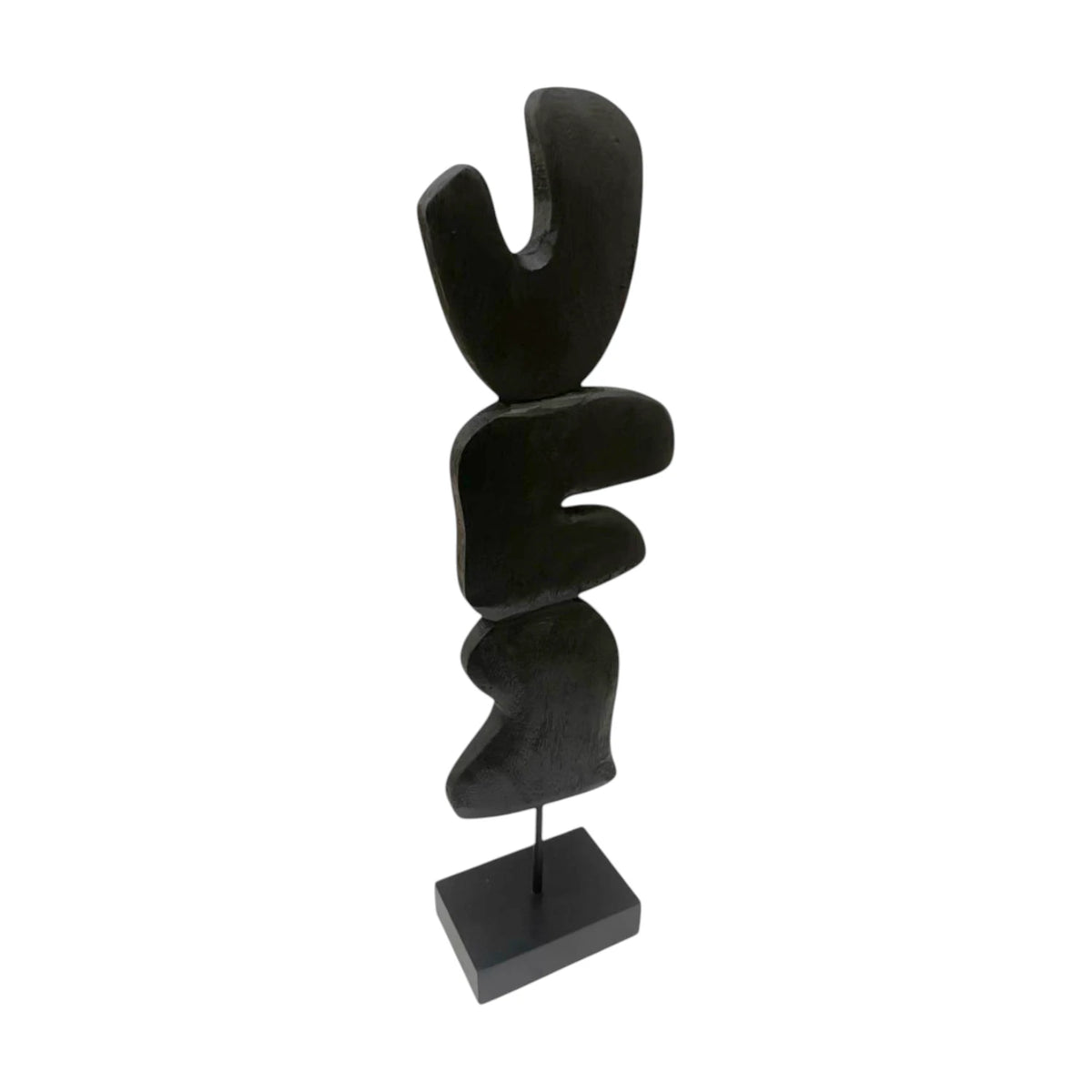 Balance Sculpture on Base - Black