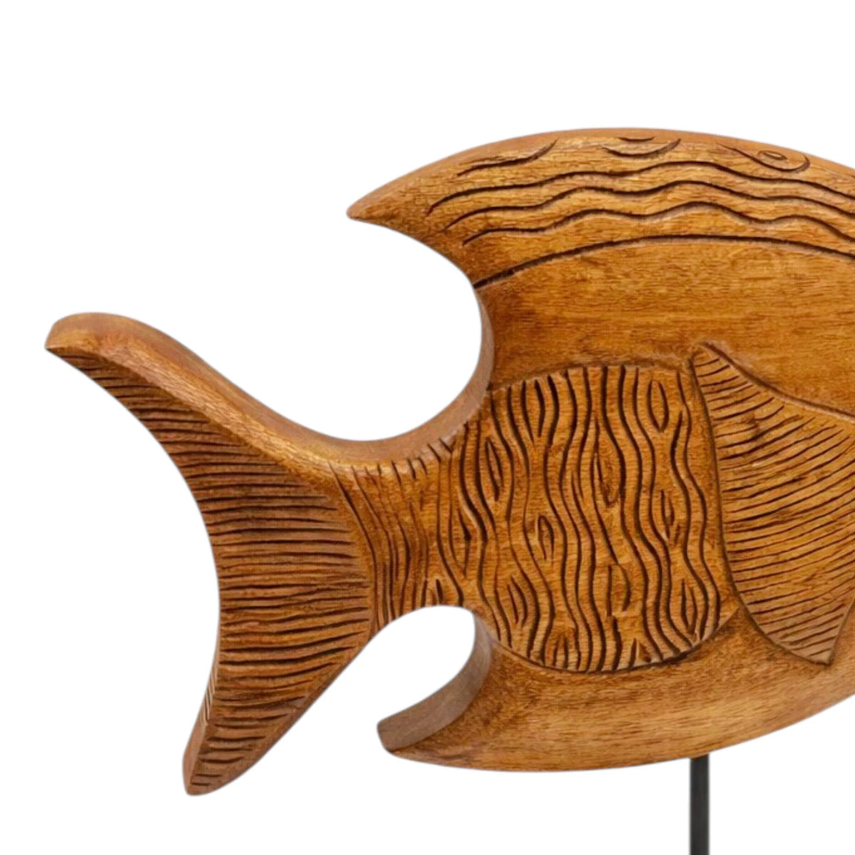 Carved Fish on Base - Small