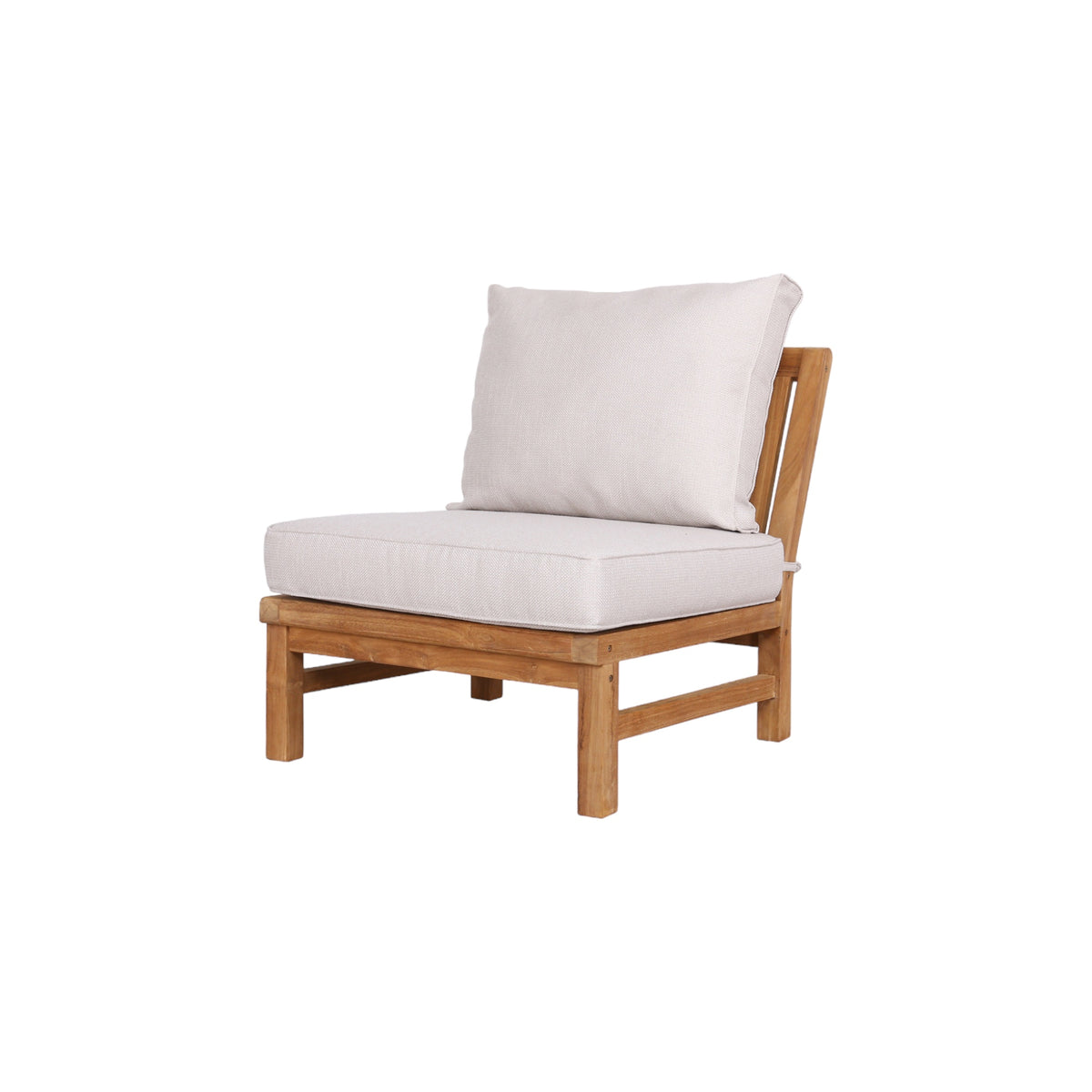 Koloa 1 Seater Lounge - Teak / Wheat