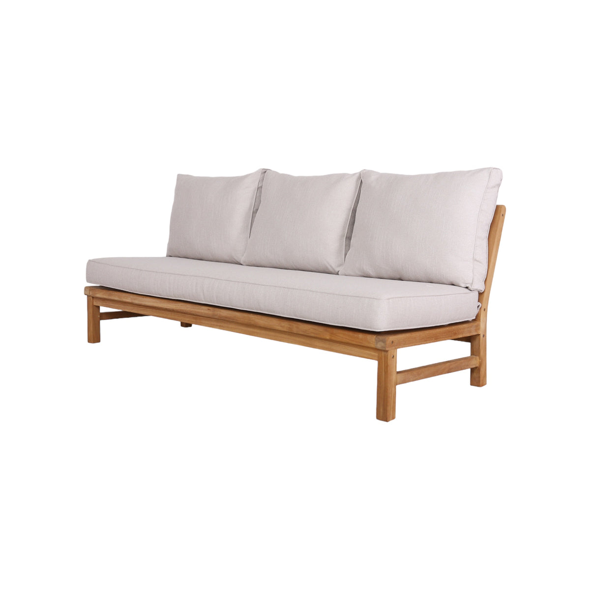 Koloa 3 Seater Lounge - Teak / Wheat