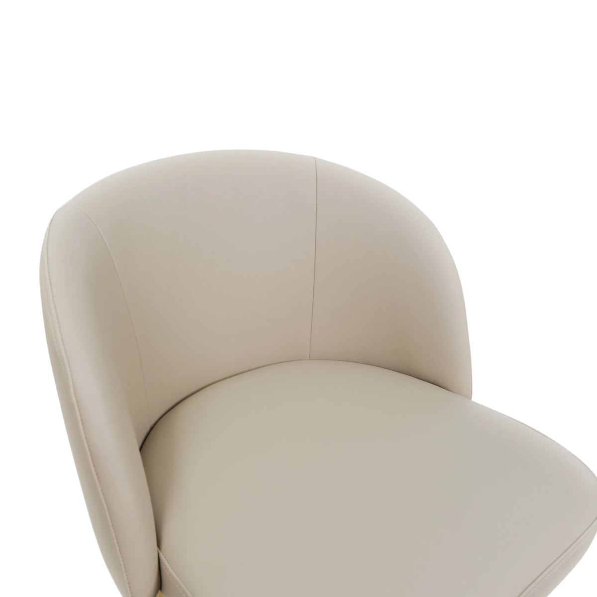 Ember Barstool - Oslo Oatmeal Leather / Honey Leg