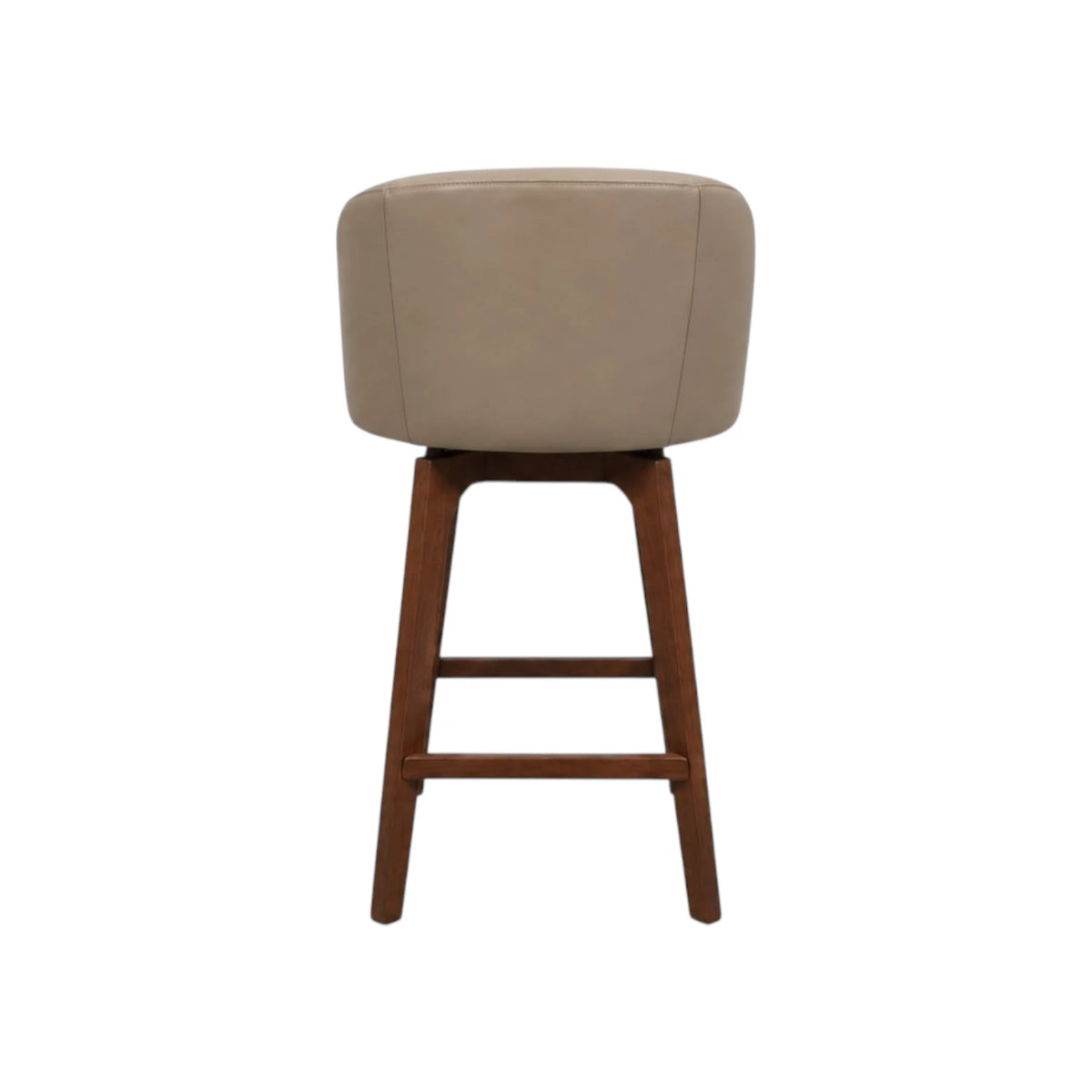 Ember Barstool - Oslo Oatmeal Leather / Honey Leg