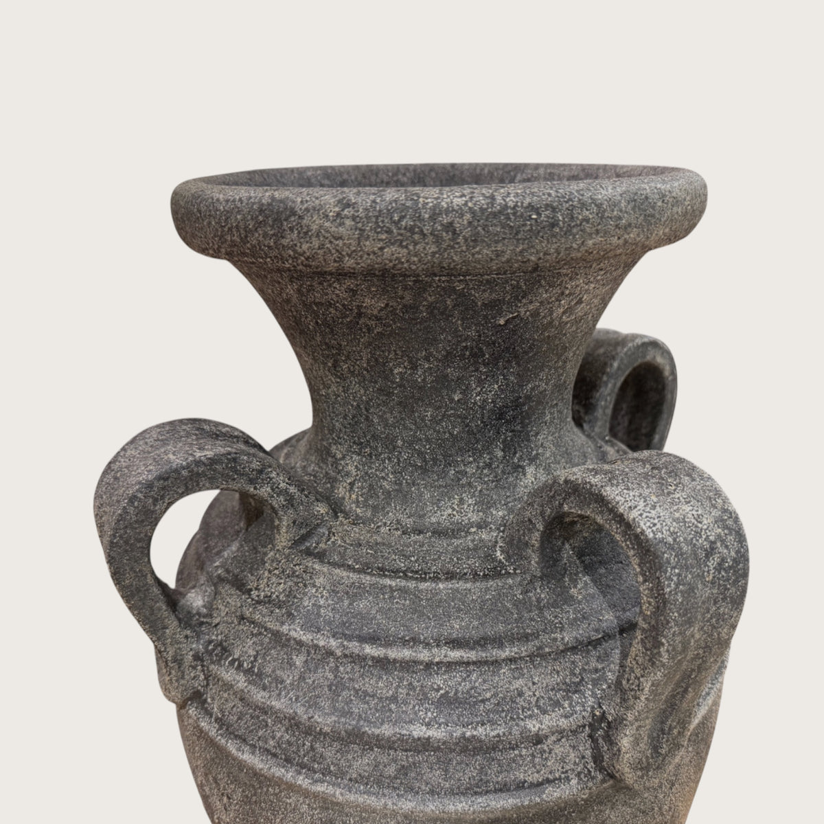 Eros Black Terracotta Urn - 60cm