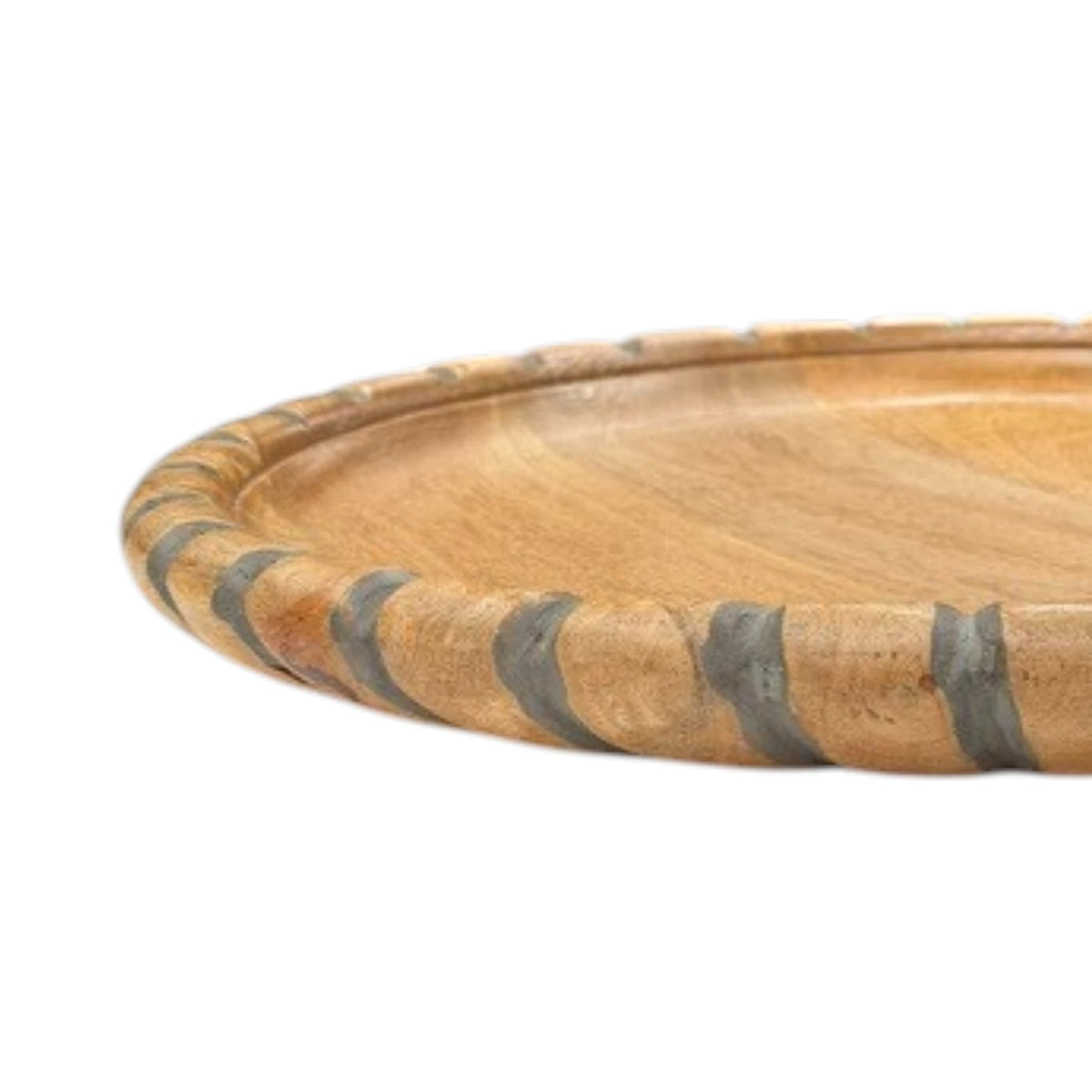 Florentine Carved Round Platter
