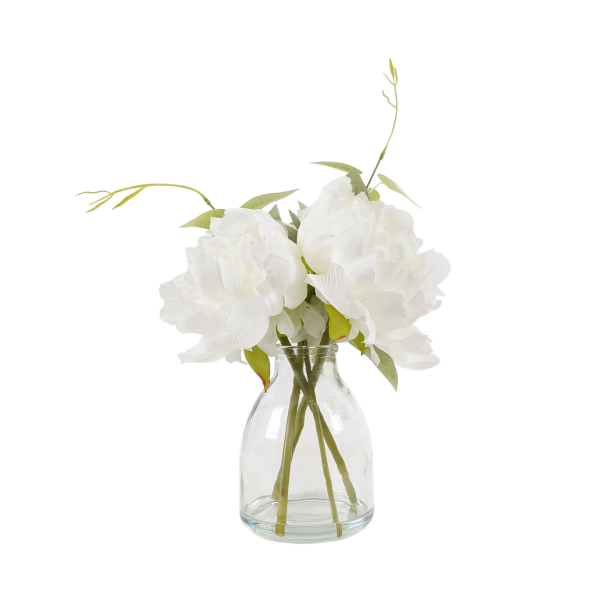 Peony in Vase Artificial - 24cm