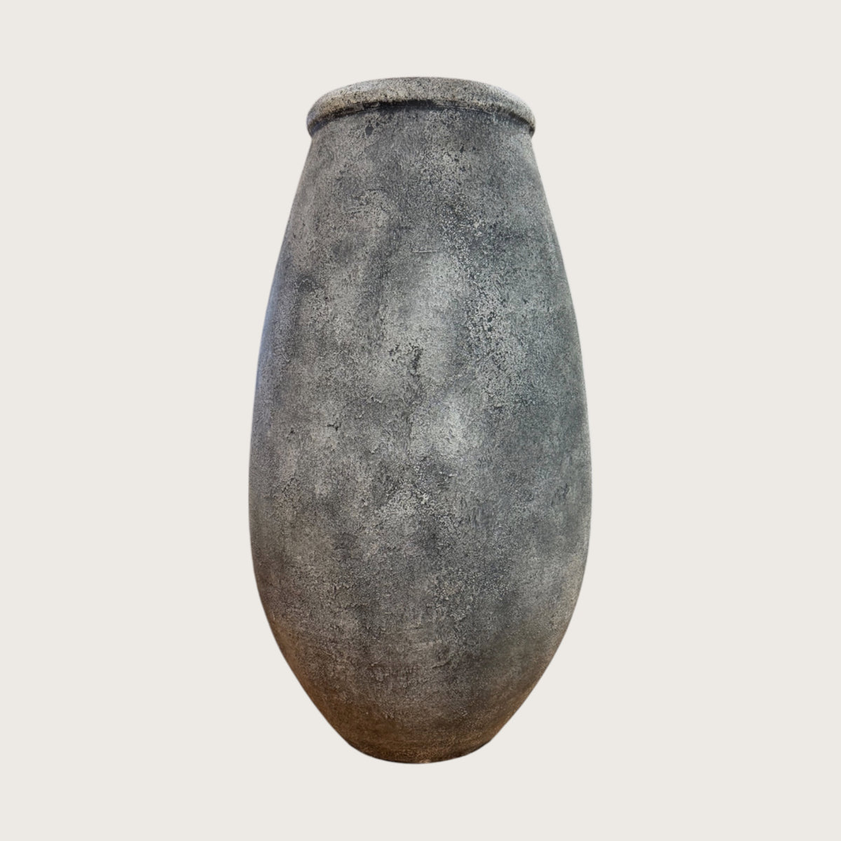 Guci Black Terracotta Vase - 80cm