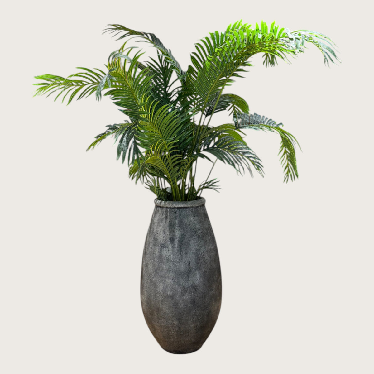 Guci Black Terracotta Vase - 80cm
