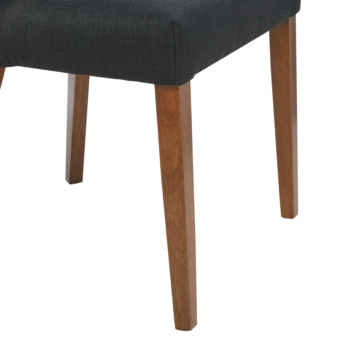 Hamilton Dining Chair - Charcoal / Honey Leg
