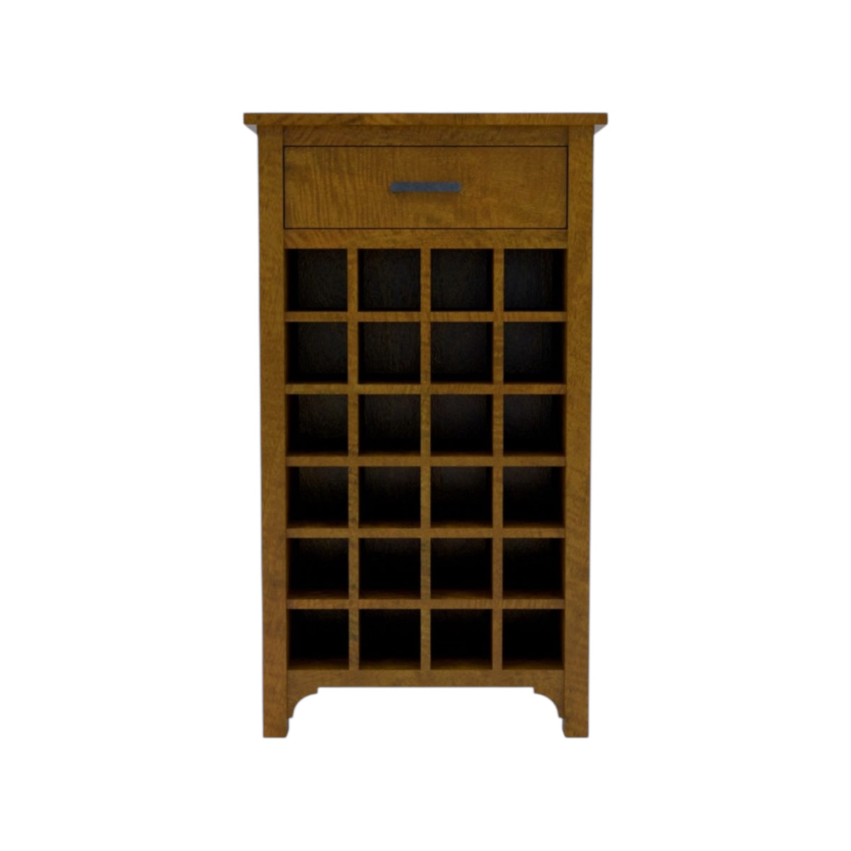 Hamilton 24 Bottle Wine Storage Unit - Mango Wood