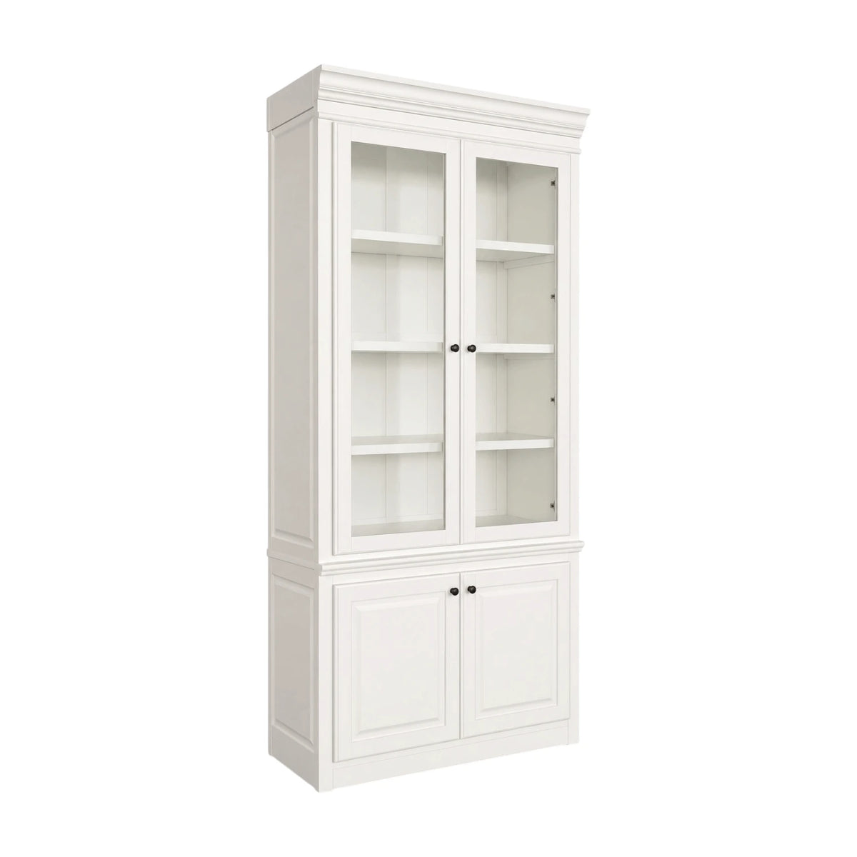 Hamptons Display Cabinet White 100cm