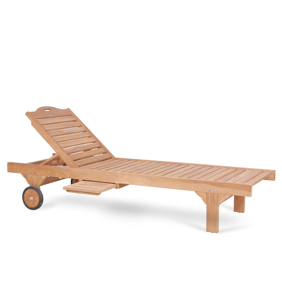 Lanai Sun Lounge - Teak / Grey