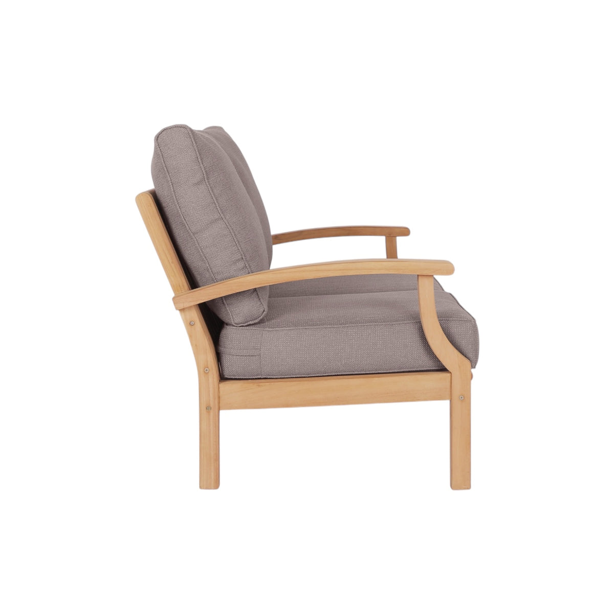 Lanai 2 Seater Outdoor Lounge - Teak / Dove