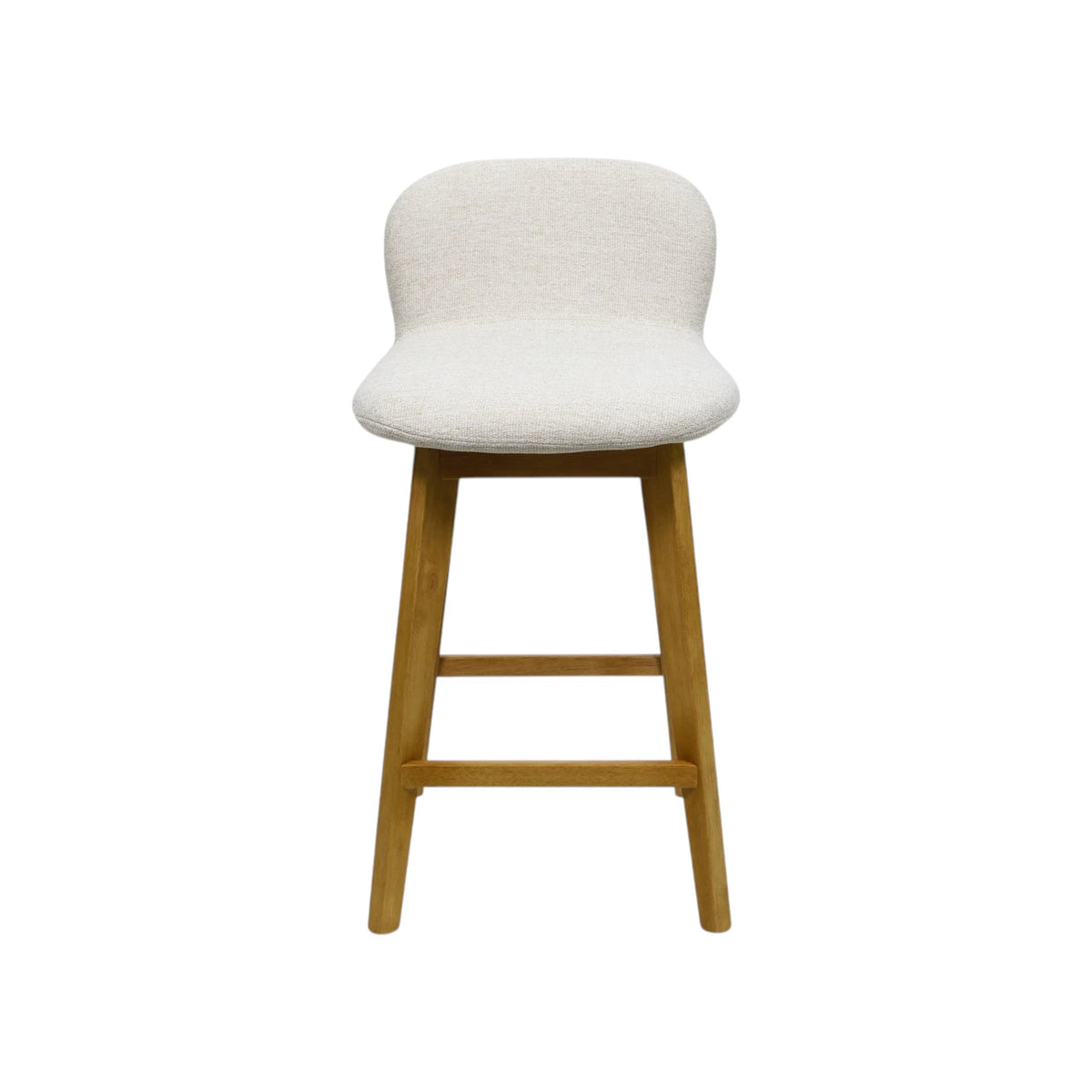 Luma Barstool - Cameilia Ivory / Natural Leg