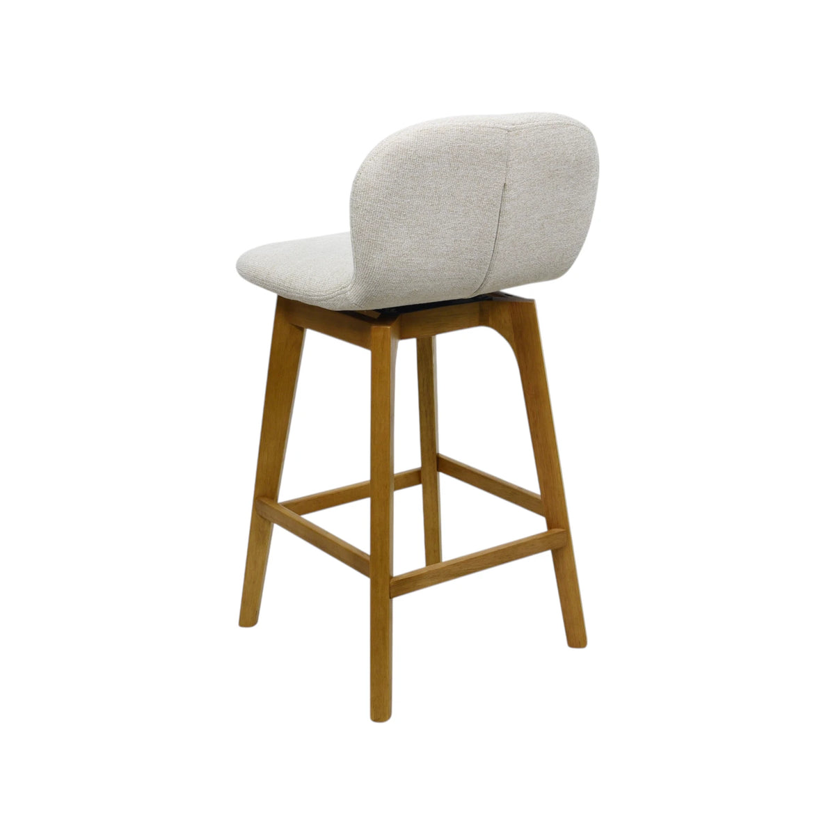 Luma Barstool - Cameilia Ivory / Natural Leg