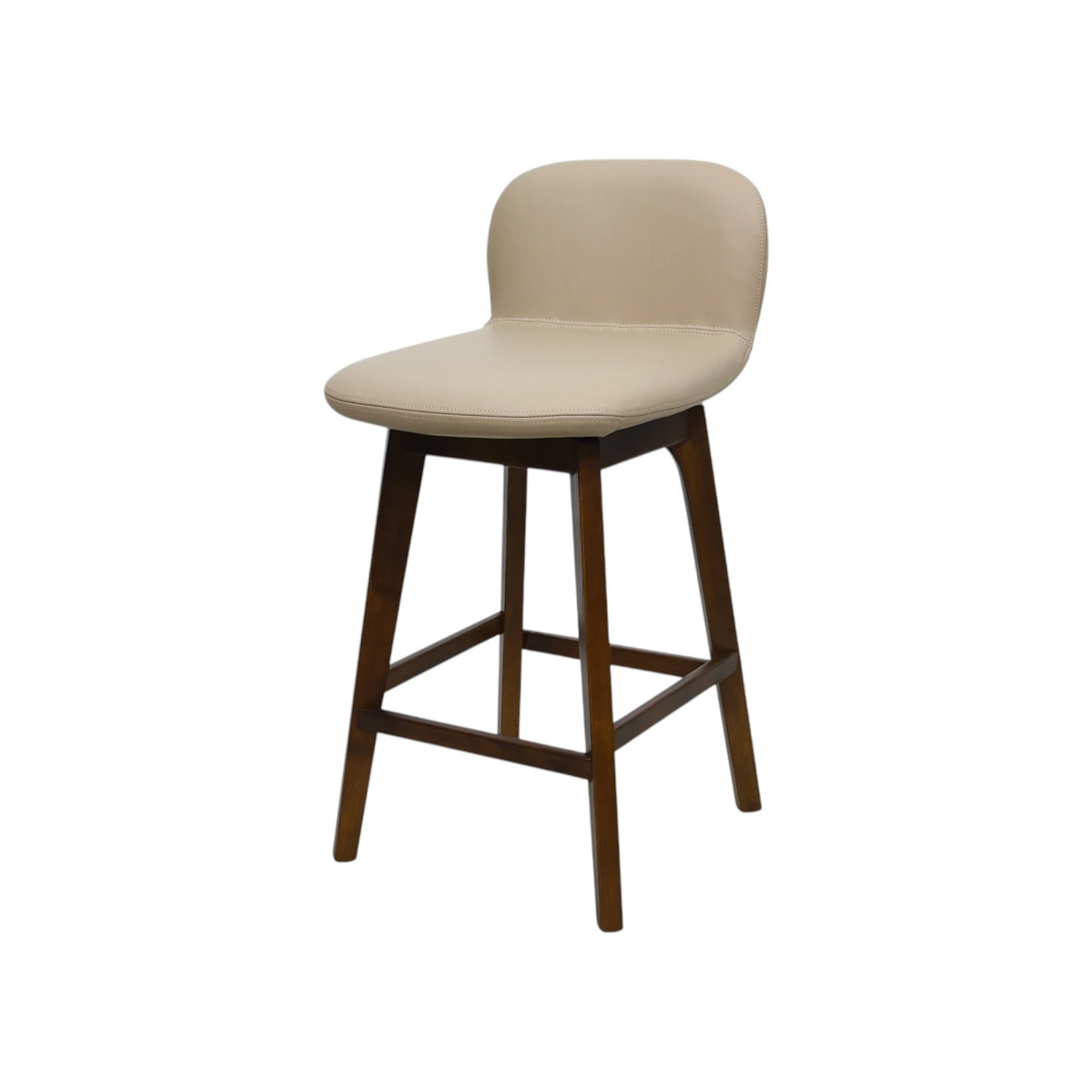 Luma Barstool - Oslo Oatmeal Leather / Honey Leg
