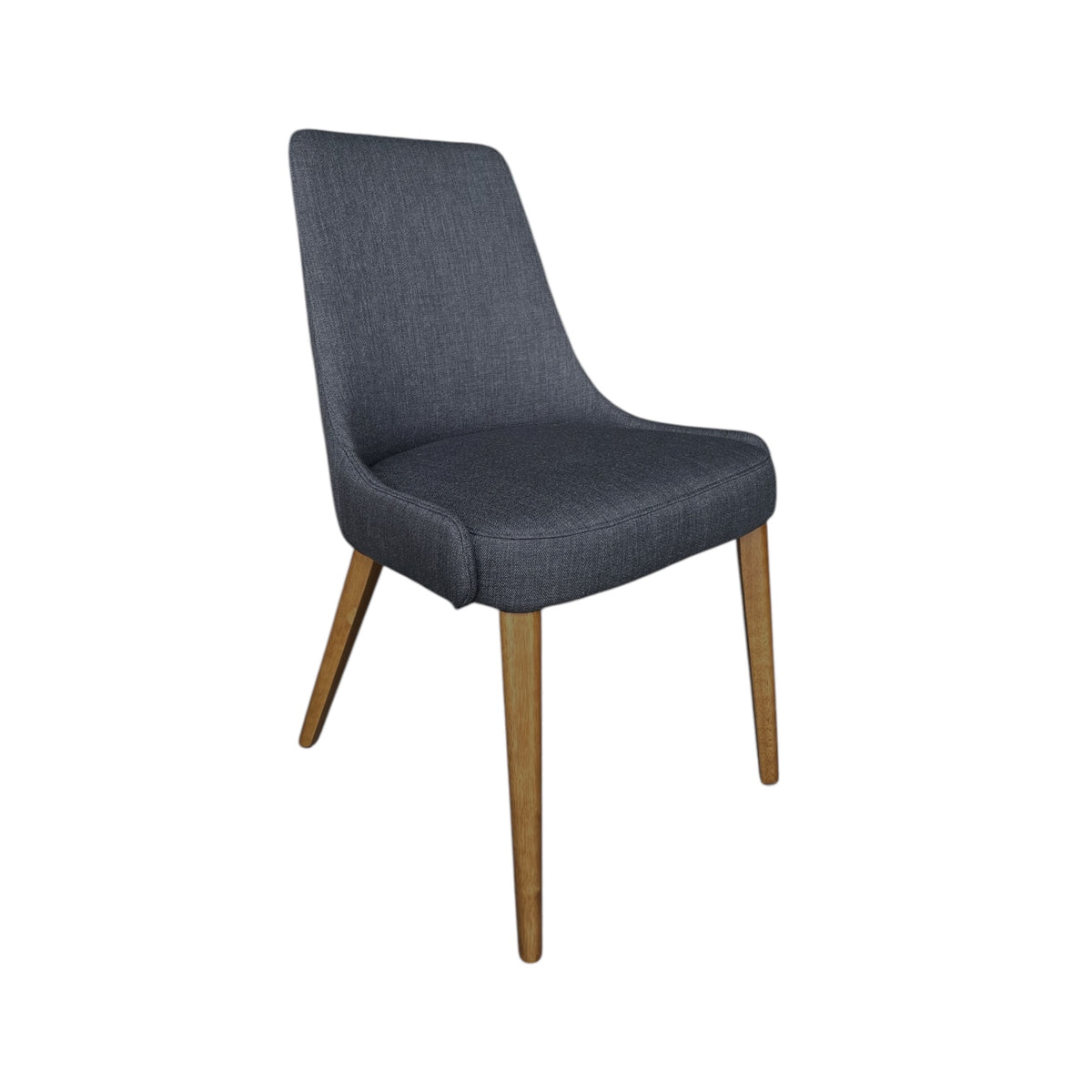 Manhattan Dining Chair - Charcoal / Honey Leg