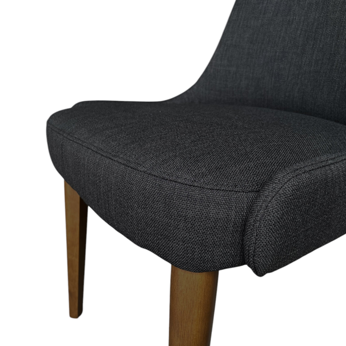 Manhattan Dining Chair - Charcoal / Honey Leg