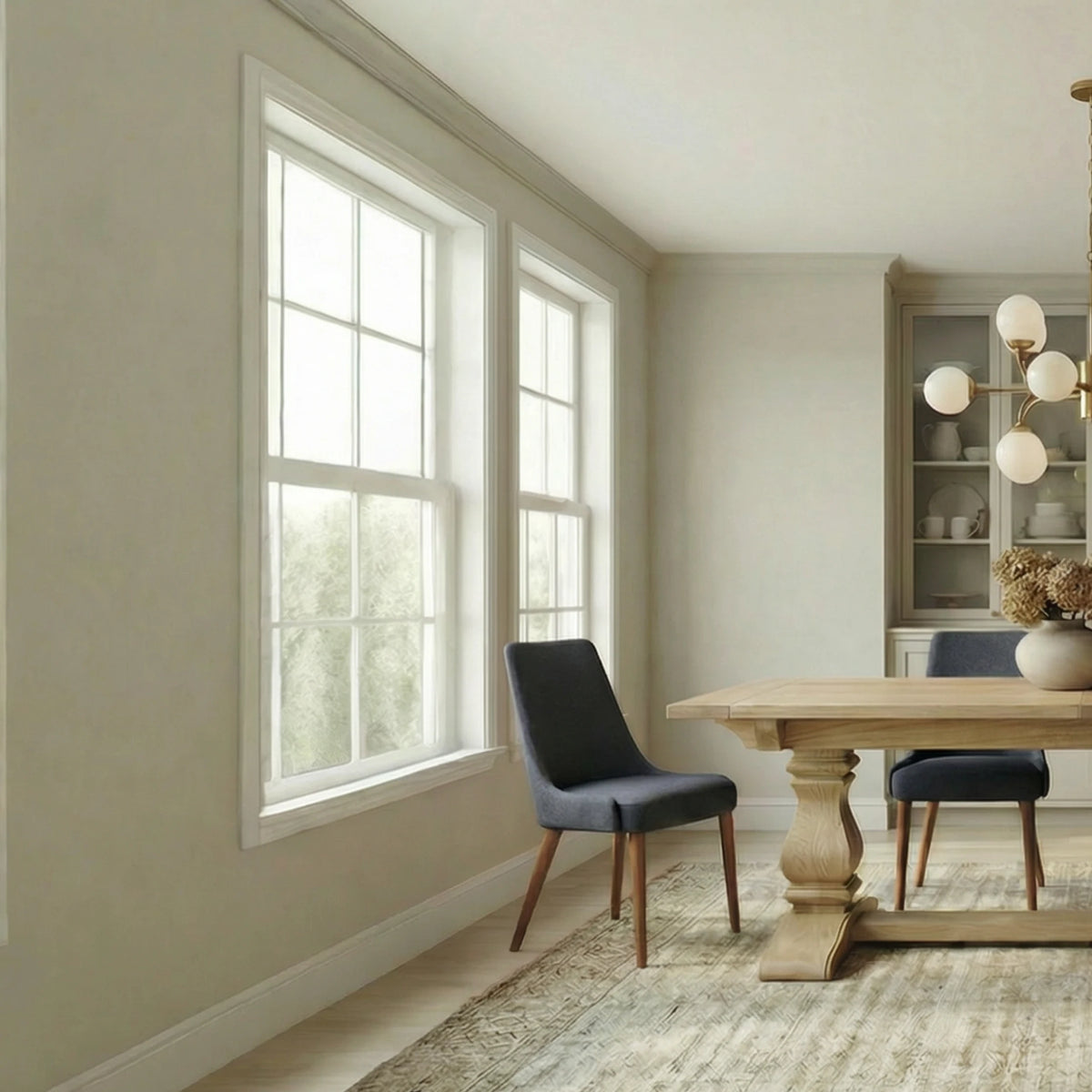 Manhattan Dining Chair - Charcoal / Honey Leg