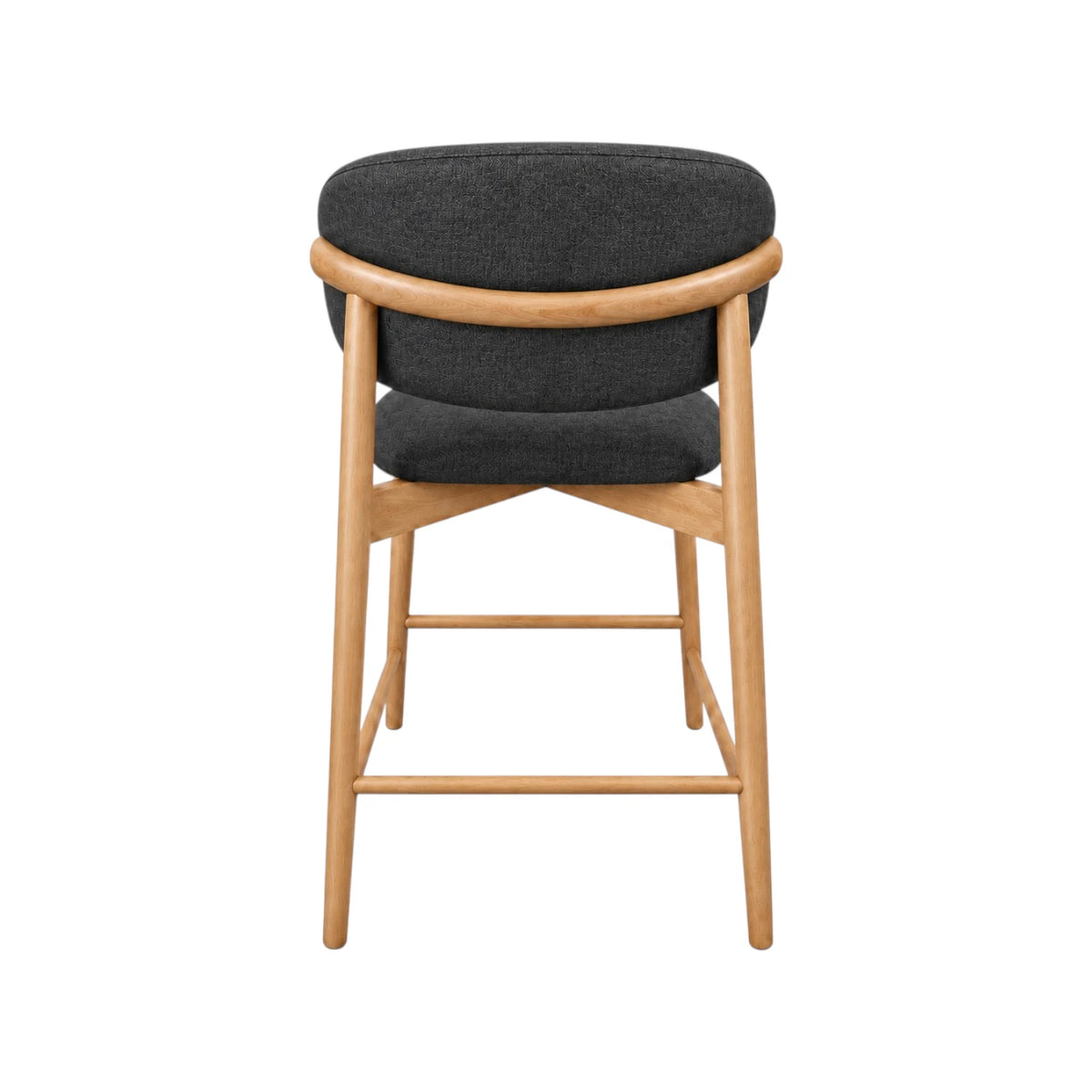 Montana Barstool - Charcoal / Natural Leg