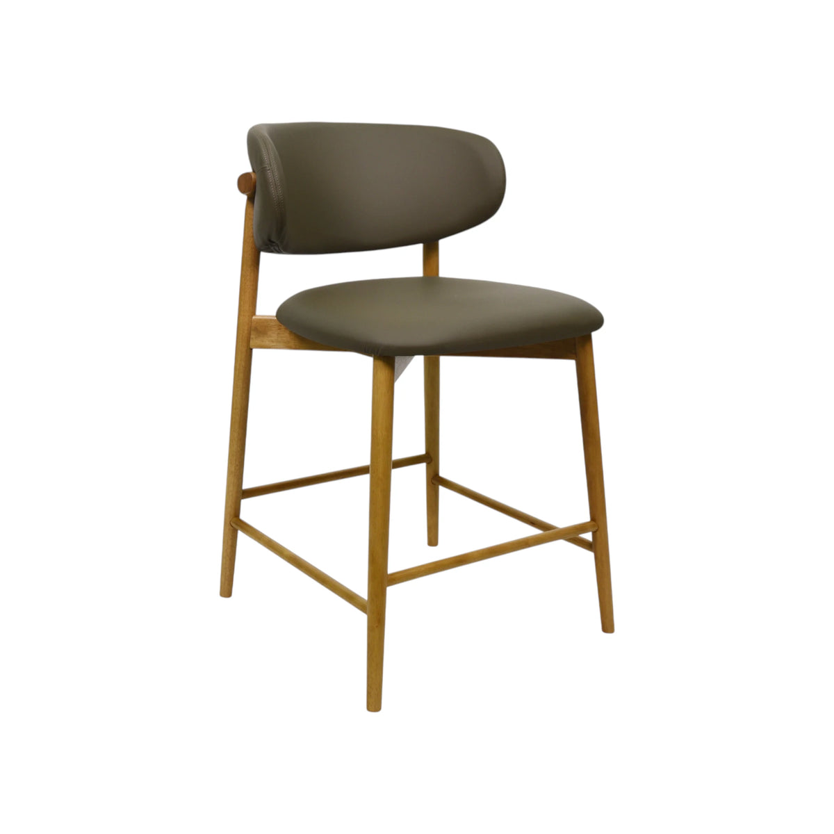 Montana Barstool - Oslo Olive / Natural Leg