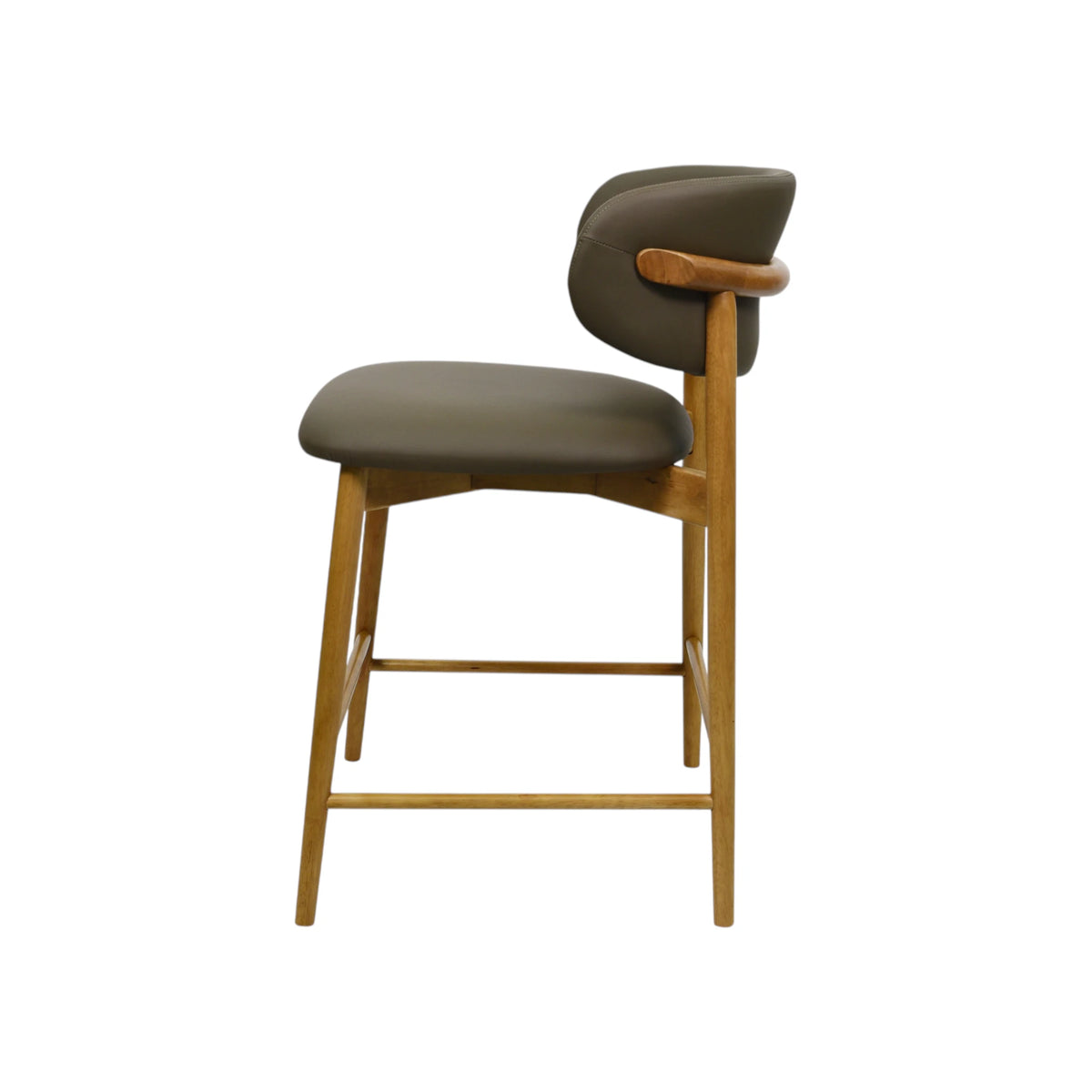 Montana Barstool - Oslo Olive / Natural Leg