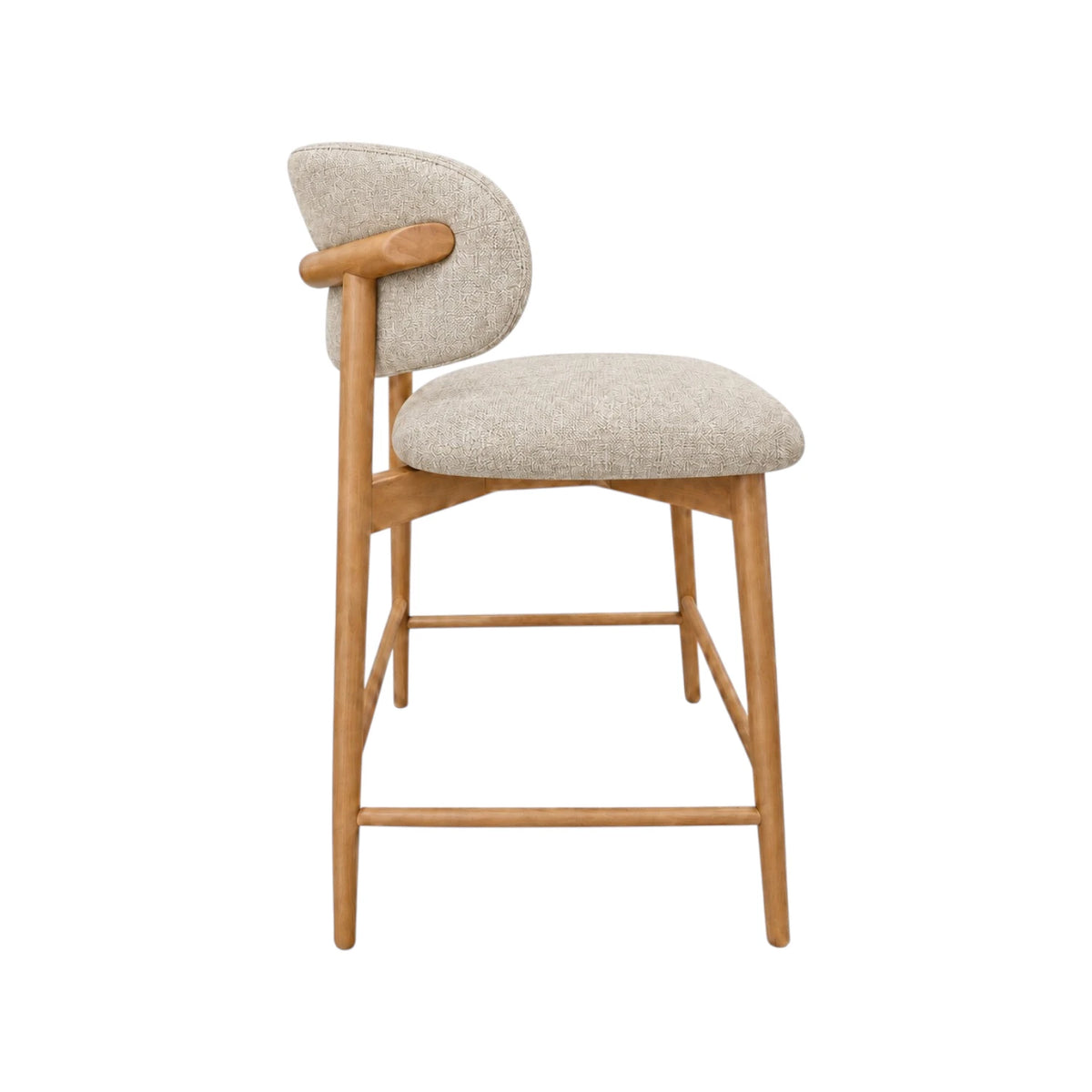 Montana Barstool - Shell / Natural Leg