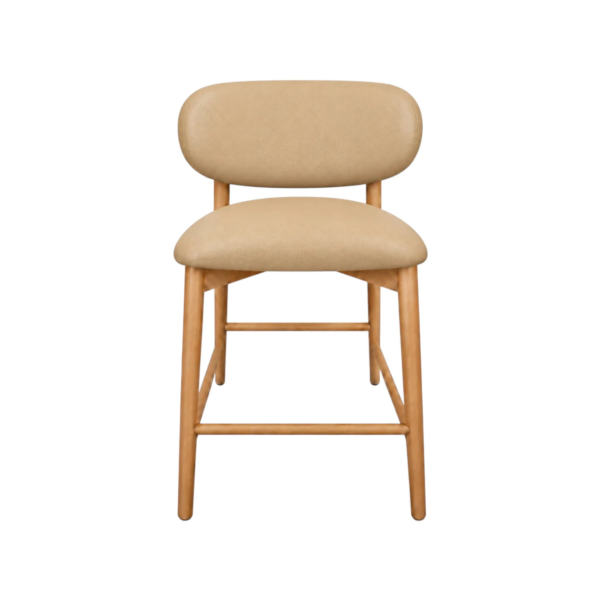 Montana Dining Chair - Oslo Pebble Leather / Natural Leg