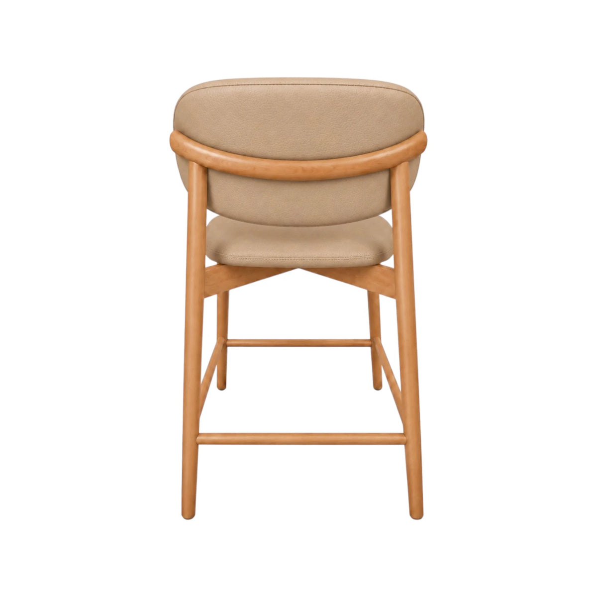 Montana Dining Chair - Oslo Pebble Leather / Natural Leg