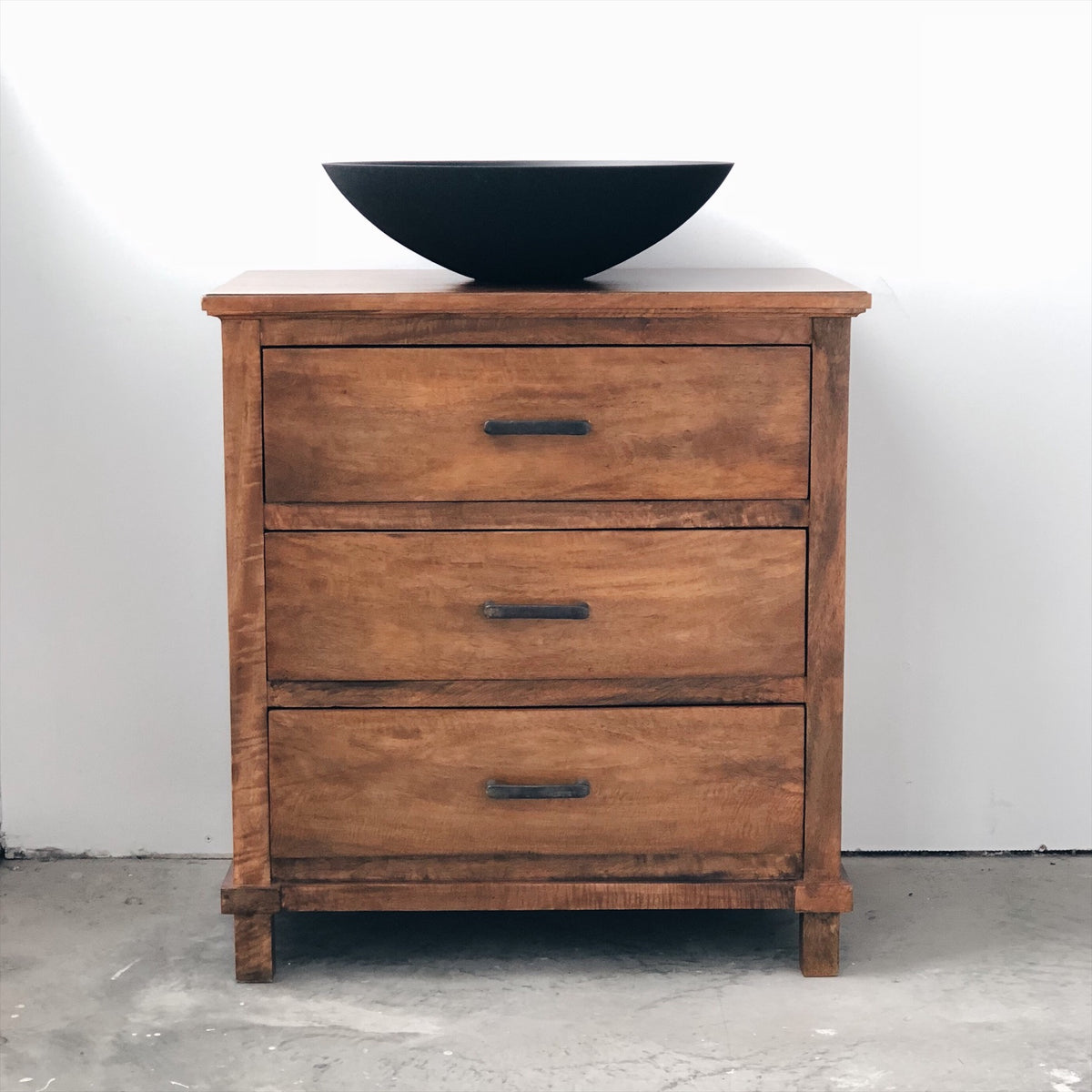 Newport 3 Drawer Chest - Mango Wood