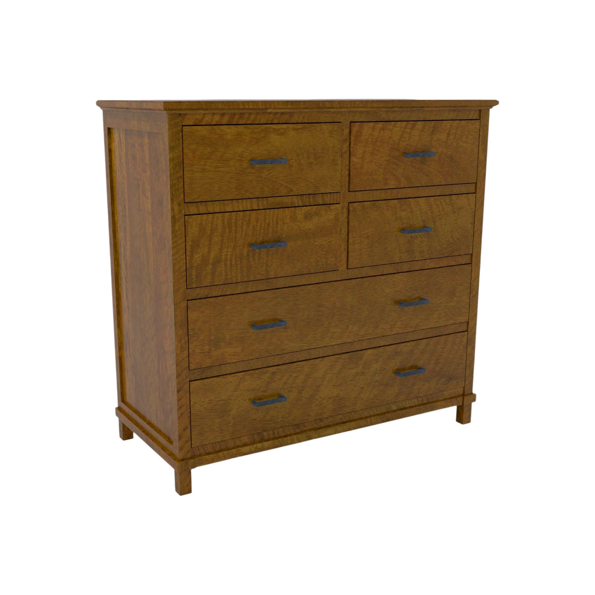 Newport 6 Drawer Chest - Mango Wood