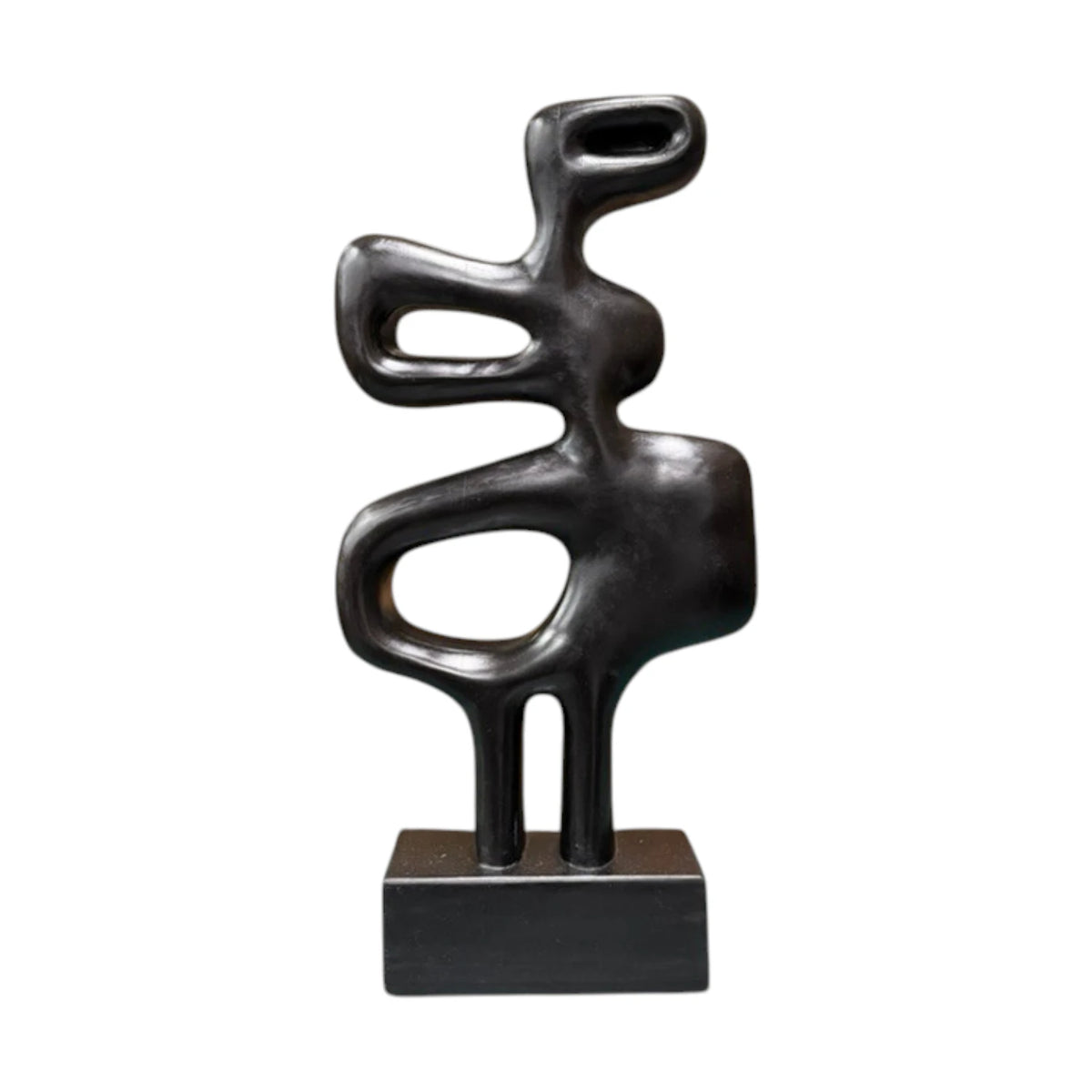 Paradox Black Carving on Stand