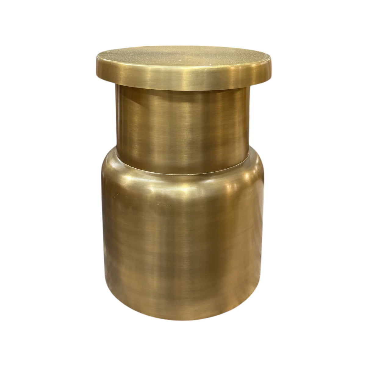 Pillar Side Table - Brass