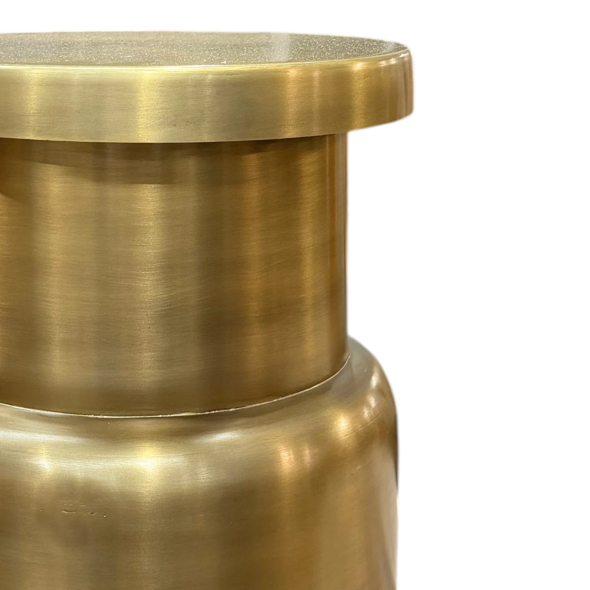 Pillar Side Table - Brass