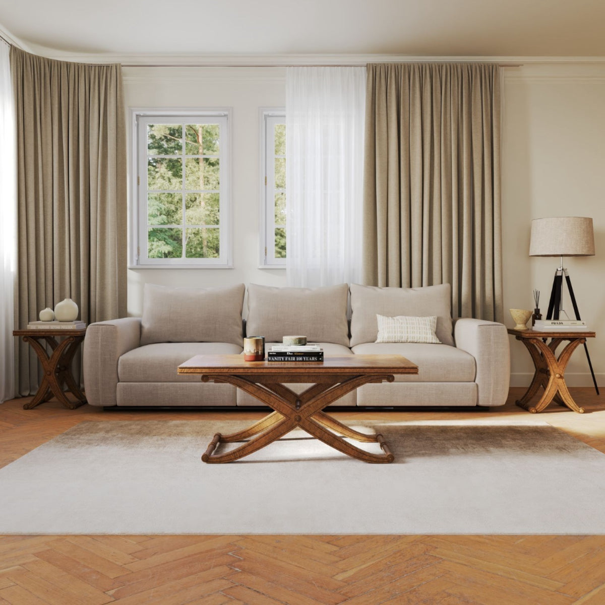 Phoenix Side Table 60cm - Mango Wood
